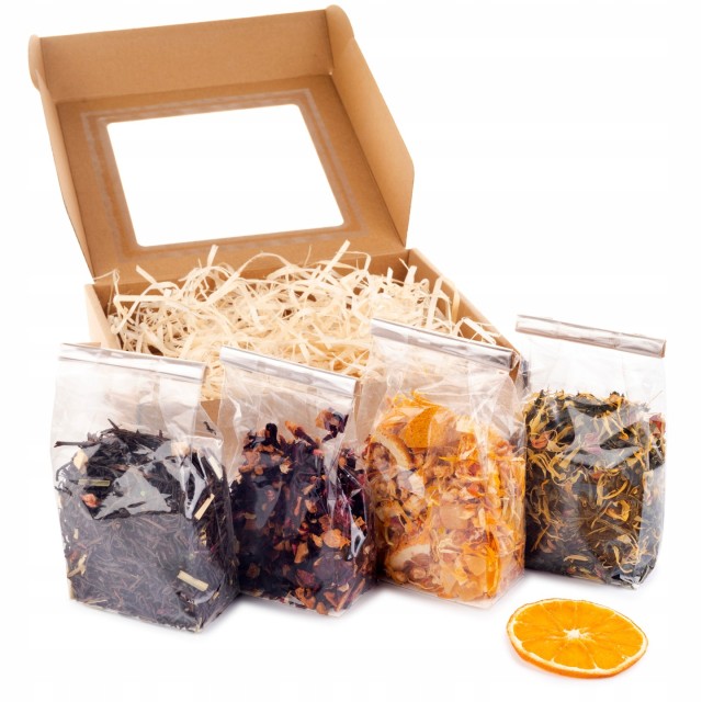 Zestaw HERBAT prezentowy idealny UPOMINEK eleganckie opakowana PREZENT