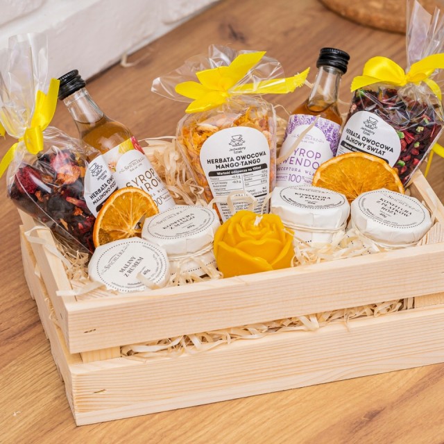 Zestaw PREZENTOWY premium herbata syrop