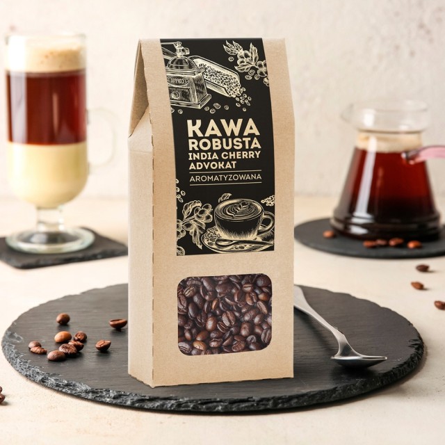 Kosz prezentowy z kawą, syropem i czekoladą