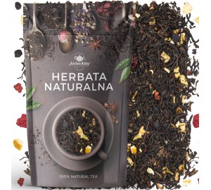 Herbata czarna Casablanca truskawka jaśmin aronia 100g Jedwabny szlak