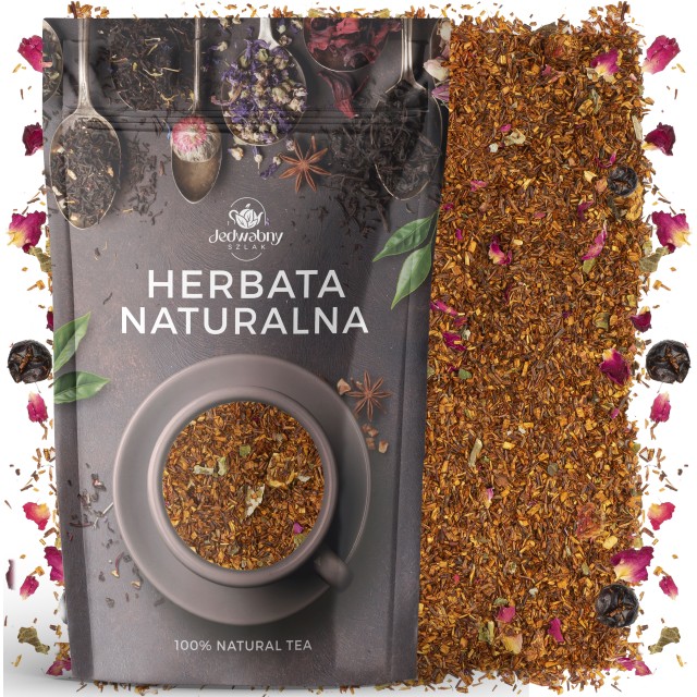 Herbata Rooibos herbata czerwona CZERWONY KAPTUREK 100g Jedwabny szlak