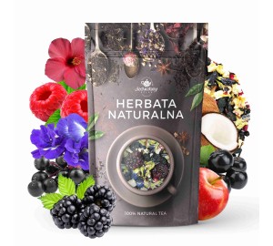 Herbata owocowa Ametystowa Komnata 100g PREMIUM niebieska herbata jeżynaa