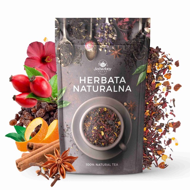 Herbata owocowa Korzenna 100g NA CIEPŁO cynamon goździk anyż HIBISKUS