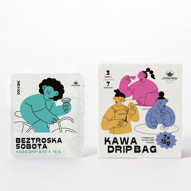 Drip Bag MEXIKO kawa w saszetkach SOBOTA kawa mielona turystyczna bagdrip 15g