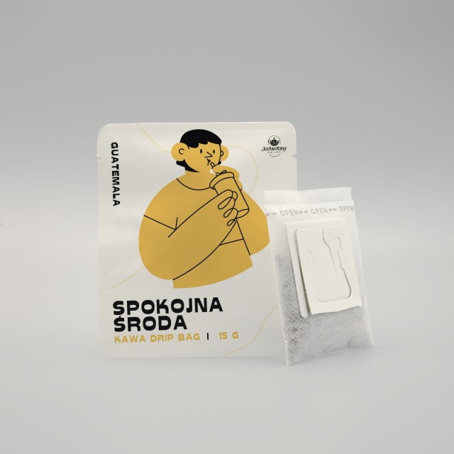 Drip Bag Kawa Guatemala środa w podróż mielona kawa w saszetkach 15g
