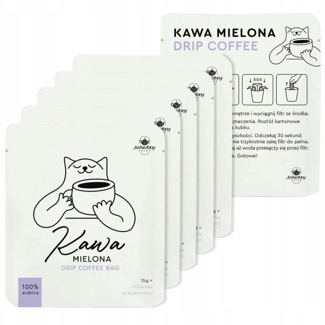 Drip Bag Arabica kawa w saszetkach kawa naturalna mielona w saszetkach 15g