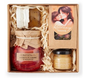 BOX dla kochanej MAMY zestaw z herbatą SYROP cytryna w syropie