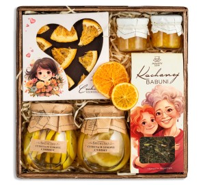 Wyjątkowy kosz DLA BABCI zestaw prezentowy na urodziny imieniny upominek