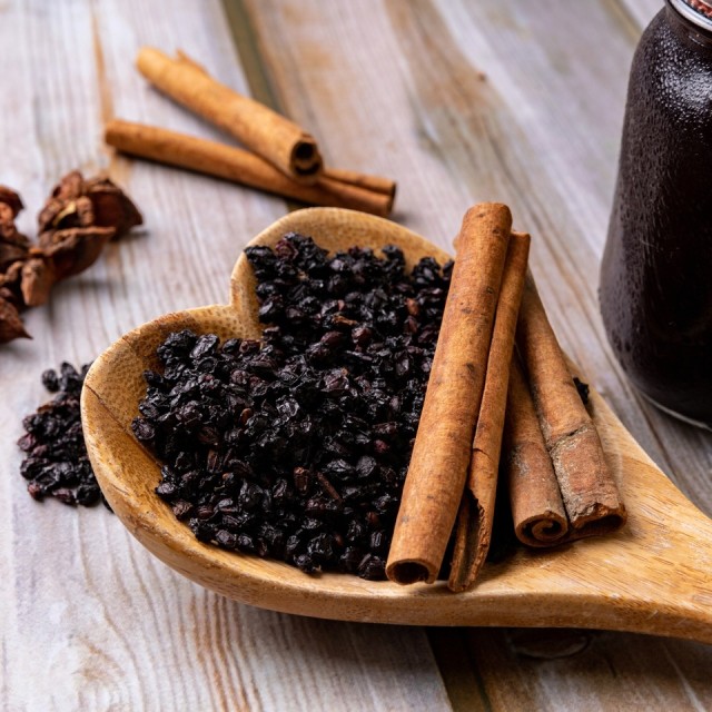 CZARNY BEZ suszony owoc cały 50g produkt polski