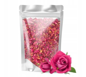 Jadalne płatki róż suszone jadalne kwiaty świeże i aromatyczne 50 g