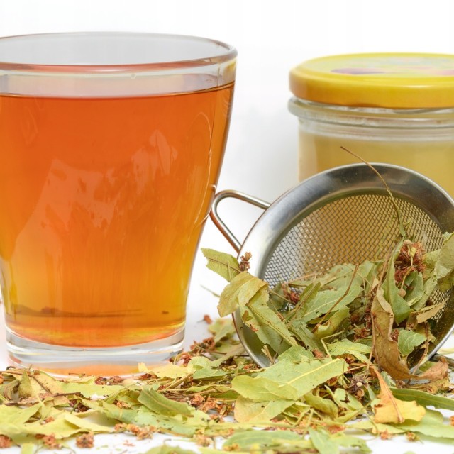 KWIAT LIPY cały duże kwiatostany z liściem LIPA POLSKA 100% 50g