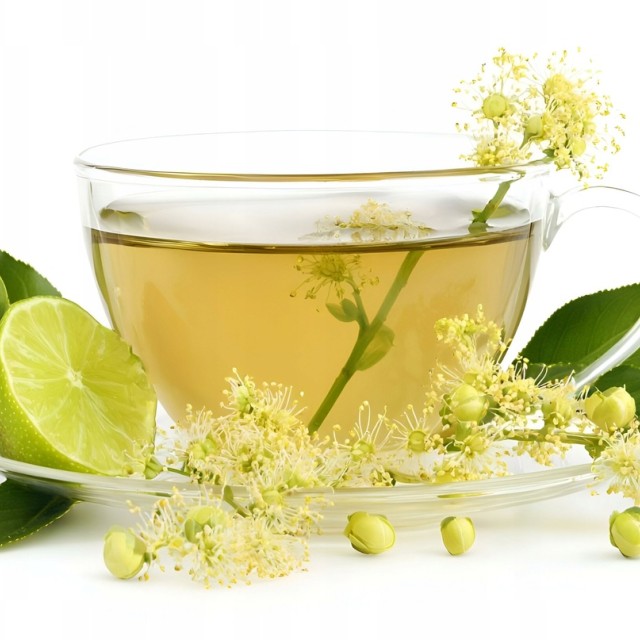 KWIAT LIPY cały duże kwiatostany z liściem LIPA POLSKA 100% 50g