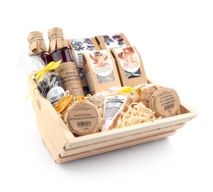 Zestaw kosz prezentowy DLA NAUCZYCIELA syrop SOWA upominek na prezent