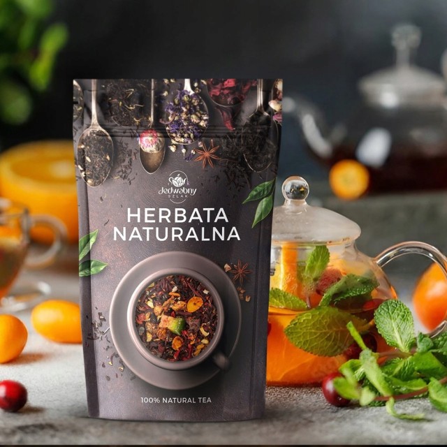 Herbata owocowa Ogród miłości 100g NATURALNA truskawka liofilizowana MALINA