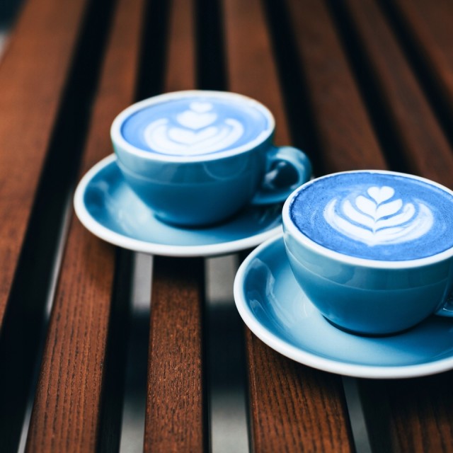 BLUE LATTE MATCHA niebieska Klitoria blue butterfly tea mielona