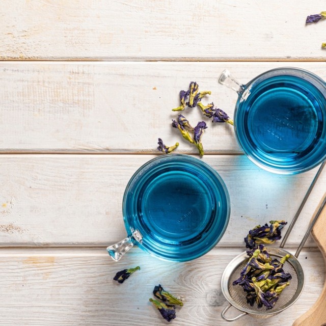 Herbata niebieska Klitoria blue butterfly tea kwiat 40g premium mocny kolor