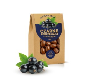 Czarne porzeczki w czekoladzie 80 g
