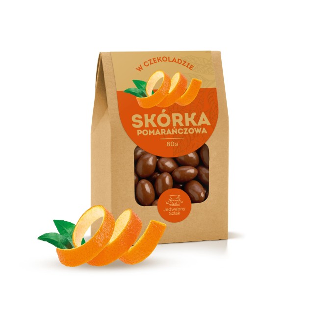 Skórka pomarańczowa w czekoladzie 80 g