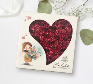 Czekolada mleczna z malinami i jagodami 85 g