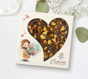 Czekolada mleczna z miodem, śliwkami i cynamonem 85 g