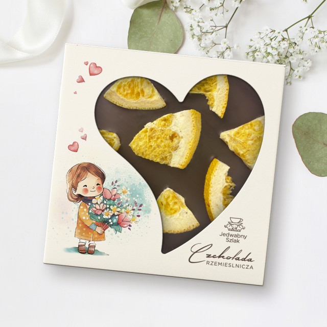 Czekolada ciemna z pomarańczą 85 g