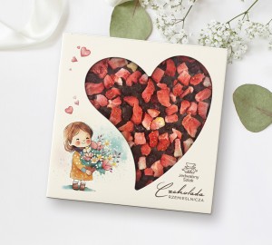 Czekolada ciemna z truskawkami i jagodami 85 g