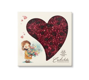 Czekolada mleczna z malinami i jagodami 85 g