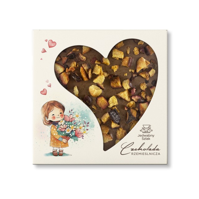 Czekolada mleczna z miodem, śliwkami i cynamonem 85 g