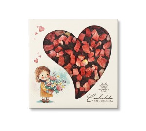 Czekolada ciemna z truskawkami i jagodami 85 g