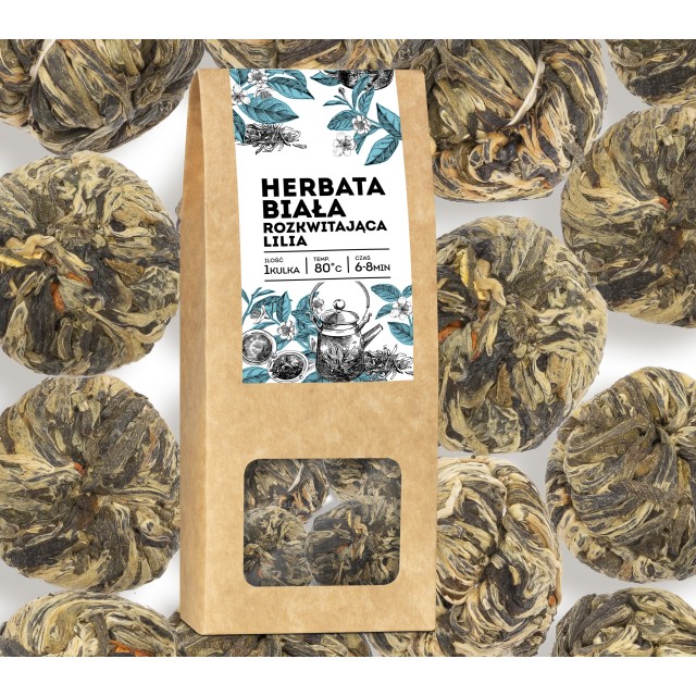 Herbata kwitnąca Rozkwitająca Lilia 4 szt