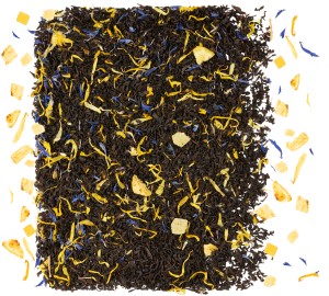 Herbata czarna liściasta African queen cejlonska nagietek bławatek 80g