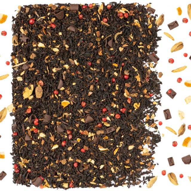Herbata czarna liściasta Arktyczny ogień pieprz kardamon czekolada 100g