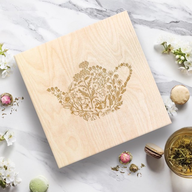 Skrzynka prezentowa zestaw pyszności herbacianych