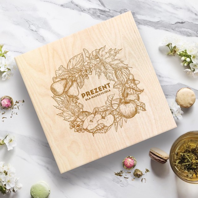 Zestaw pyszności prezent na Dzień nauczyciela