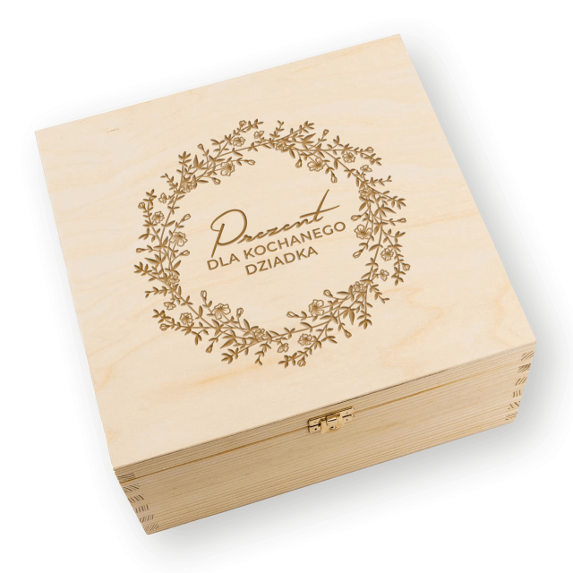 Skrzynka prezentowa dla dziadka zestaw pyszności