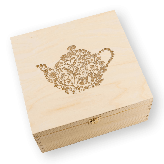 Skrzynka prezentowa zestaw pyszności herbacianych