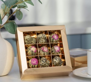 Zestaw Kwitnących herbat 9 szt PREZENT na szczególną okazję