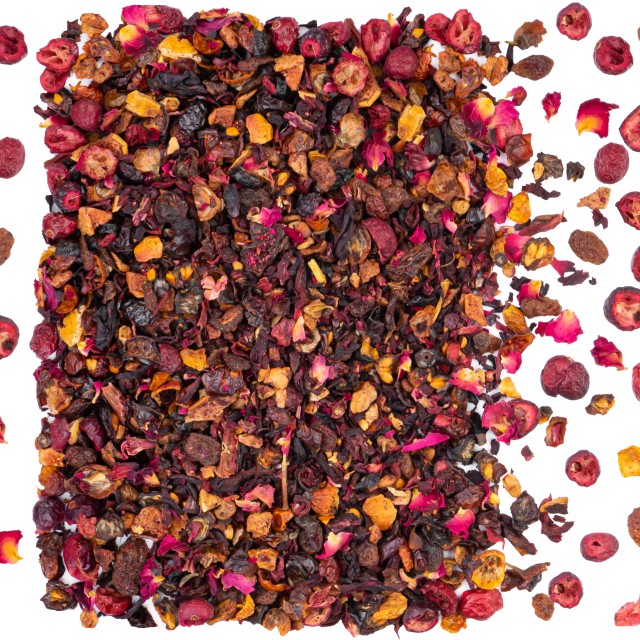 Herbata owocowa Cesarska Żurawina 100g wyjątkowy smak żurawiny i jabłka