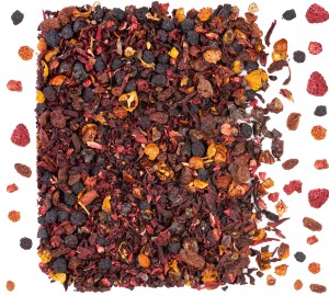 Herbata owocowa Malinowo-poziomkowa 100g ARONIA malina naturalne produkty