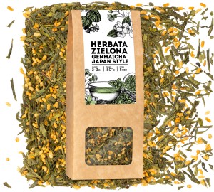 JAPAN GENMAICHA prażony ryż