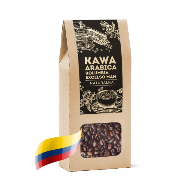 Kawa ziarnista Arabica Kolumbia Excelso MAM 100 g