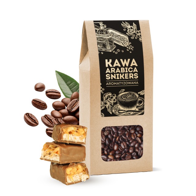 Kawa ziarnista Arabica o smaku Snikers 100 g
