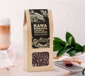 Kawa Robusta Indonezja czekoladowa 100 g
