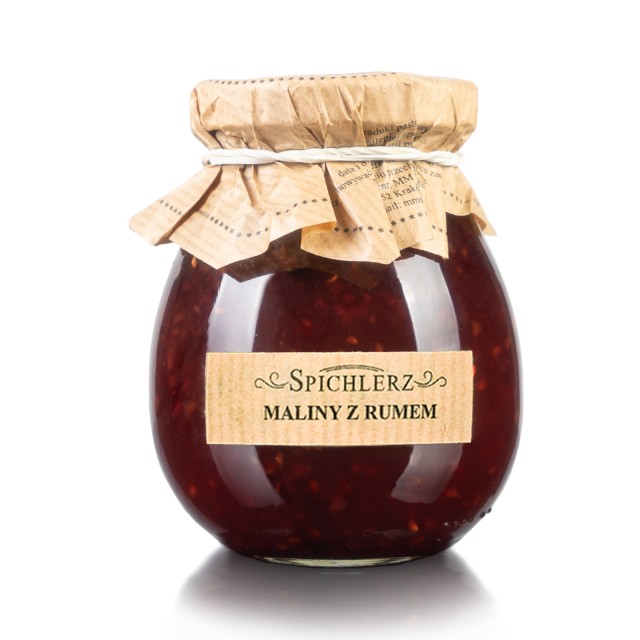 Maliny z rumem 300 g