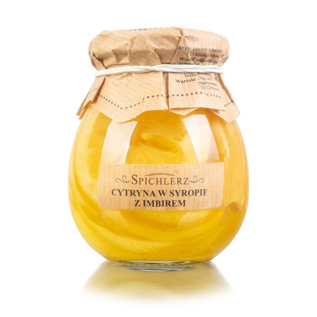Cytryna w syropie z imbirem 260 g