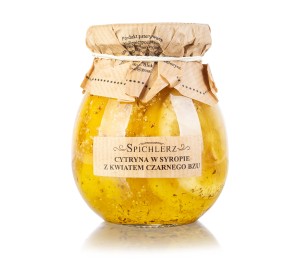 Cytryna w syropie z kwiatem czarnego bzu 260 g