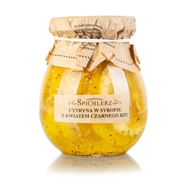 Cytryna w syropie z kwiatem czarnego bzu 260 g