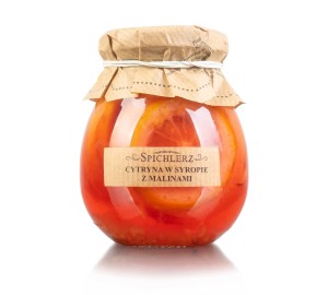 Cytryna w syropie z malinami 260 g