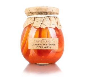 Cytryna w syropie z żurawiną 260 g