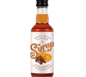 Syrop korzenny 200 ml na święta syrop z goździkami MIOD CYNAMON do kawy